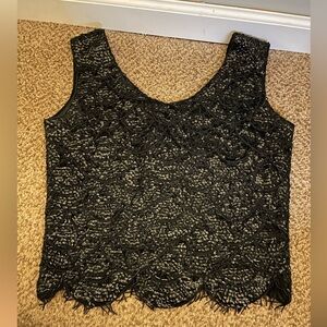 Antique beaded tank